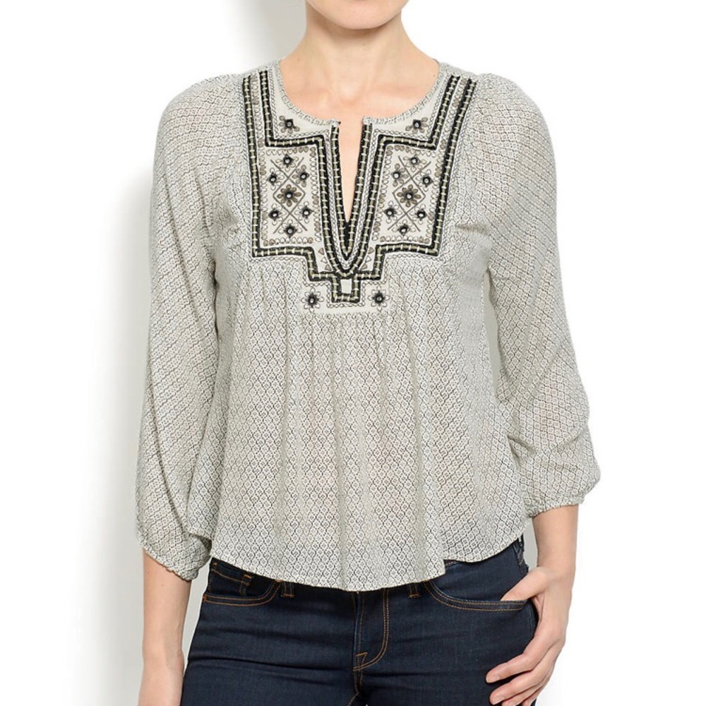 Lucky Brand Lilah Mirror Top in a size Small
